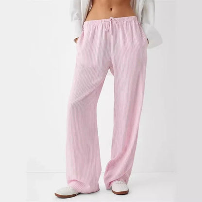 Autumn & Winter Women’s Striped Casual Pants